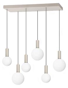 Ideal Lux - Lampadario LED sospeso con cavo ODEON LED/39W/230V CRI 90 beige/bianco