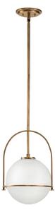 Quintiesse QN-SOMERSET-P-O-HB - Lampadario su asta SOMERSET 1xE27/60W/230V, finitura bronzo