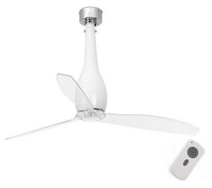 FARO 32000 - Ventilatore da soffitto ETERFAN bianco/limpido + telecomando