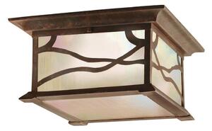Quintiesse QN-MORRIS-F - Plafoniera esterna MORRIS 2xE27/60W/230V IP44 bronzo