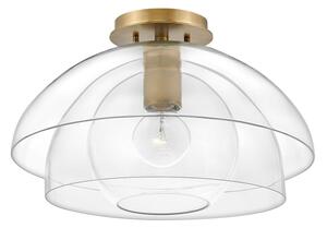 Quintiesse QN-LOTUS-P-HBR - Lampadario su asta LOTUS 1xE27/60W/230V dorato