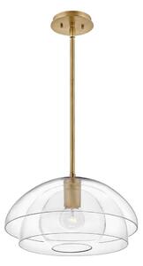 Quintiesse QN-LOTUS-P-HBR - Lampadario su asta LOTUS 1xE27/60W/230V dorato