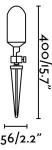 FARO 71613 - Lampada da esterno ANDY 1xGU10/8W/230V IP65