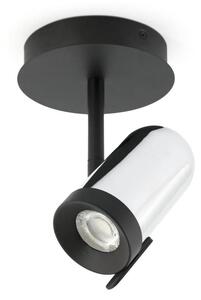 Faro 43531 - Luce Spot ORLEANS 1xGU10/8W/230V argento/nero