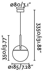 FARO 28210 - Lampadario su filo MINE 1xE27/40W/230V