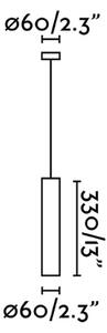 FARO 43755 - Lampadario su corda STAN 1xGU10/8W/230V
