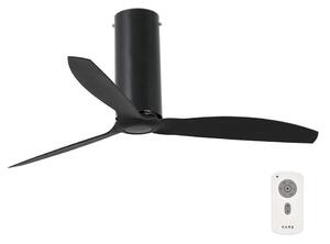 FARO 32060 - Ventilatore da soffitto TUBE FAN nero + telecomando