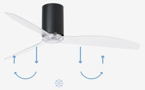 FARO 32041WP - Ventilatore da soffitto MINI TUBE FAN M nero diametro 128 cm SMART + TC