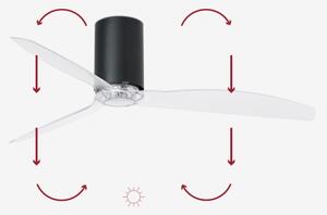 FARO 32041WP - Ventilatore da soffitto MINI TUBE FAN M nero diametro 128 cm SMART + TC