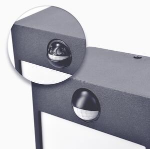 Brilagi-LED Lampada da parete esterna con sensore TERNI LED/12W/230V antr. IP44