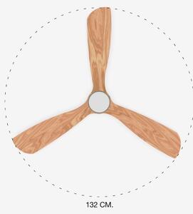 FARO 33560DC - Plafoniera LED LANTAU LED/15W/230V legno/cromo + +TC
