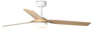 FARO 33816-20 - Ventilatore da soffitto LED PUNT LED/18W/230V Wi-Fi beige/bianco + telecomando