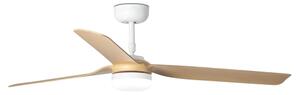 FARO 33816-20 - Ventilatore da soffitto LED PUNT LED/18W/230V Wi-Fi beige/bianco + telecomando