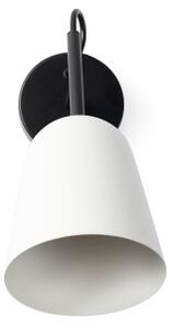 FARO 28258 - Applique STUDIO 1xE14/8W/230V bianco/nero