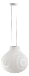 FARO 28301 - Lampadario a sospensione con filo ISABELLE 1xE27/15W/230V diametro 40 cm bianco