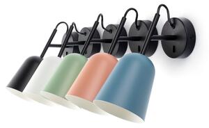 FARO 28259 - Applique STUDIO 1xE14/8W/230V verde/nero