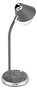 Immax 08972L - Lampada da tavolo LED dimmerabile FINCH LED/9W/12/230V grigio/cromo