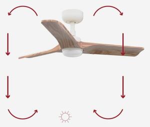 FARO 33805-1TW-LED Ventilatore dimmerabile HEYWOOD S con LED/10W/230V 2700/3000/4000K + telecomando