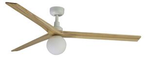 FARO 34279-11L - Ventilatore da soffitto KLIM L 1xE27/15W/230V quercia/bianco + +TC