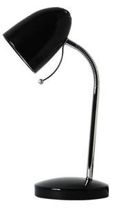 Aigostar - Lampada da tavolo 1xE27/36W/230V nero/cromo