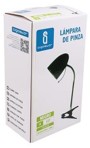 Aigostar - Lampada da tavolo con morsetto 1xE27/11W/230V nero/cromo