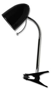 Aigostar - Lampada da tavolo con morsetto 1xE27/11W/230V nero/cromo
