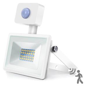 Aigostar - Proiettore LED con sensore LED/20W/230V 4000K IP65 bianco