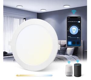 Aigostar - Luce LED da incasso dimmerabile LED/18W/230V Wi-Fi d. 22 cm