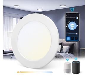 Aigostar - LED Faretto da incasso dimmerabile LED/9W/230V d. Wi-Fi da 14,5 cm