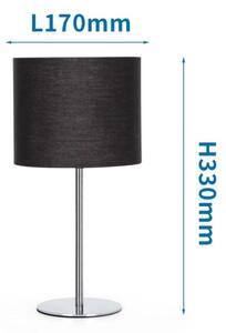 Aigostar - Lampada da tavolo 1xE14/40W/230V nero