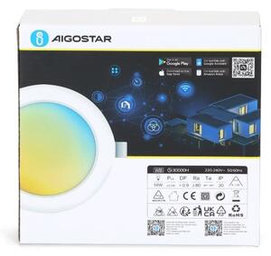 Aigostar - LED Faretto da incasso dimmerabile LED/9W/230V d. Wi-Fi da 14,5 cm