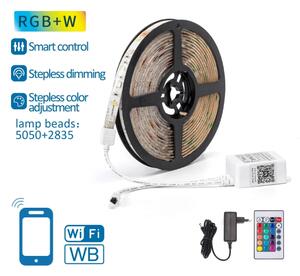 Aigostar - Striscia LED RGB dimmerabile 6,5m 16,5W 12V 3000K Wi-Fi