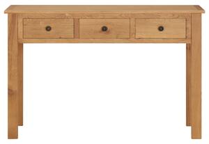 Tavolino da Trucco 118x40x77 cm Massello di Rovere