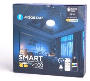 Aigostar - Plafoniera LED da bagno LED/18W/230V IP44 + telecomando