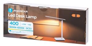 Aigostar - Lampada da tavolo LED dimmerabile LED/5W/5V 3000-6500K bianco/nero