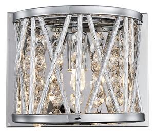 LUXERA 46063 - Applique STIXX 1xG9/33W/230V argento