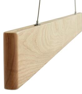 Lampadario LED a sospensione con filo LED/26W/230V 4000K 150 cm cenere/legno solido