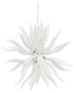 Ideal Lux Leaves SP12 lampadario moderno in vetro soffiato bianco G9