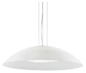 Ideal Lux Lena SP3 D74 lampadario moderno in vetro bianco E27 60W