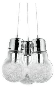 Ideal Lux Luce Max SP3 lampadario in vetro soffiato a forma di lampadine E27 60W