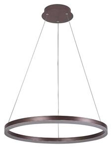 Brilagi - Lampadario LED dimmerabile a sospensione con cavo CIRCLE LED/42W/230V 3000-6500K marrone + telecomando