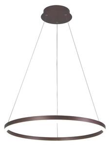 Brilagi - Lampadario LED dimmerabile a sospensione con cavo CIRCLE LED/42W/230V 3000-6500K marrone + telecomando