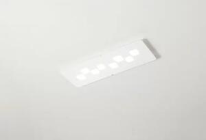 Bilbao pg Gea Luce lampada da soffitto LED moderna 28x80 bianca o tortora