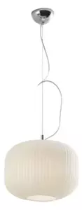 Rossini Rigadin RIG004 lampadario da cucina in vetro bianco