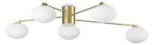 Ideal Lux Hermes PL5 D90 lampada da soffitto a 5 luci con bracci in metallo