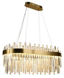 Lampadario a sospensione con filo LED dimmerabile LED/100W/230V 3000-6500K oro + telecomando