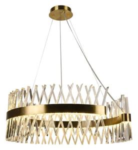 Lampadario a sospensione con filo LED dimmerabile LED/175W/230V 3000-6500K oro + telecomando