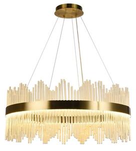 Lampadario a sospensione con filo LED dimmerabile LED/110W/230V 3000-6500K oro + telecomando