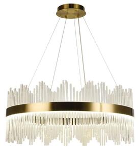 Lampadario a sospensione con filo LED dimmerabile LED/110W/230V 3000-6500K oro + telecomando