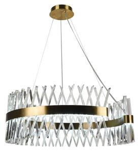 Lampadario a sospensione con filo LED dimmerabile LED/175W/230V 3000-6500K oro + telecomando